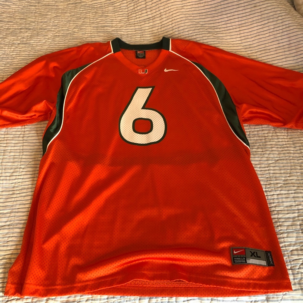 Miami hurricanes #6 football jersey
